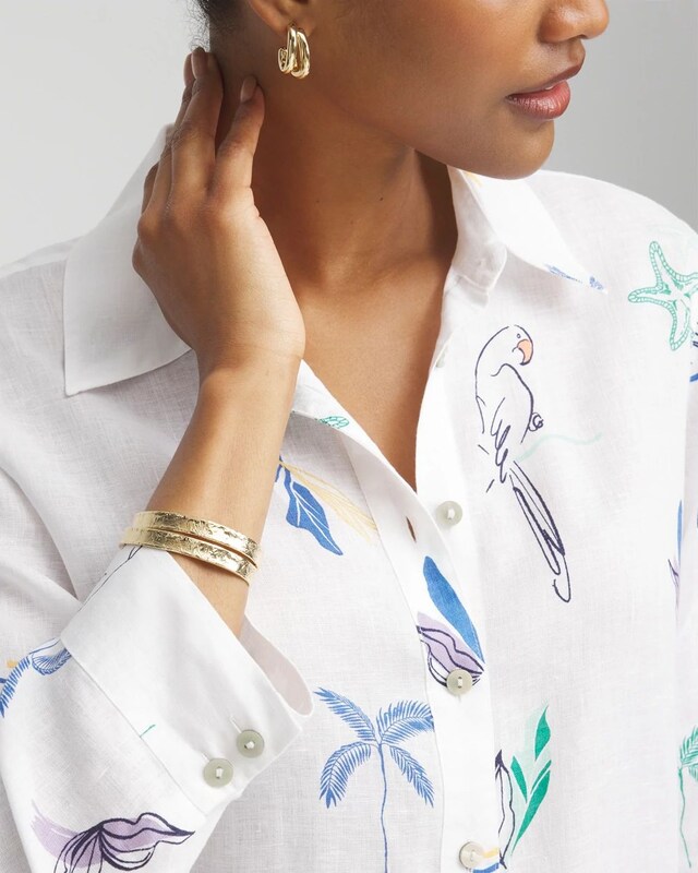 No Iron Island Linen Shirt - image 4